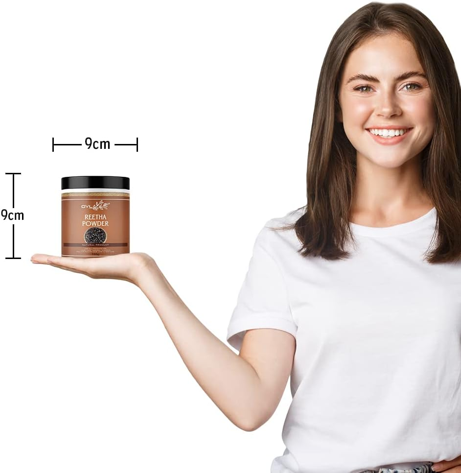 Oyl Natural Reetha Powder for Healthy Hair, Skin, Scalp Treatment & Hair Growth (100% Pure & Chemical Free) - (100) image number 5