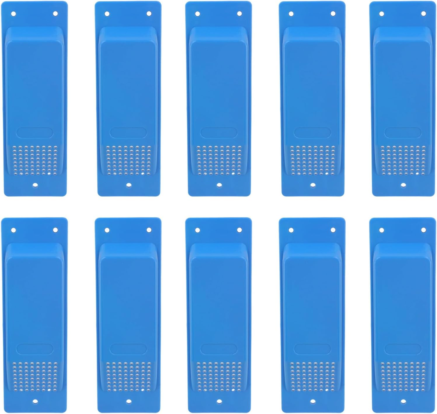 Antrader Shipping Container Air Vent, Truck Ventilation Hood, Cross Flow Ventilation Kit, Reduce Heat Humidity,Pressure Regulating Port for Cargo, 10 Pack,Blue