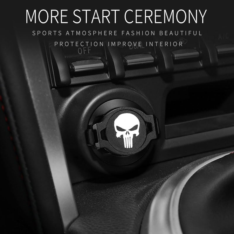 Push Start Button Cover,Press Car Engine Start Stop Button Cover,Push to Start Button Cover,Ignition Protective Anti-Scratch Universal Button Decoration Protector.(Red) image number 3