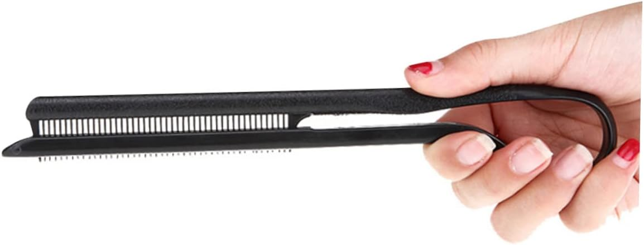 EPIGEIST 3Pcs Shaped Hairdressing Comb Plastic Hair Styling Clips for Women DIY Hair Straightening and Scalp Care Easy to Use Portable Hairdressing Tools image number 4