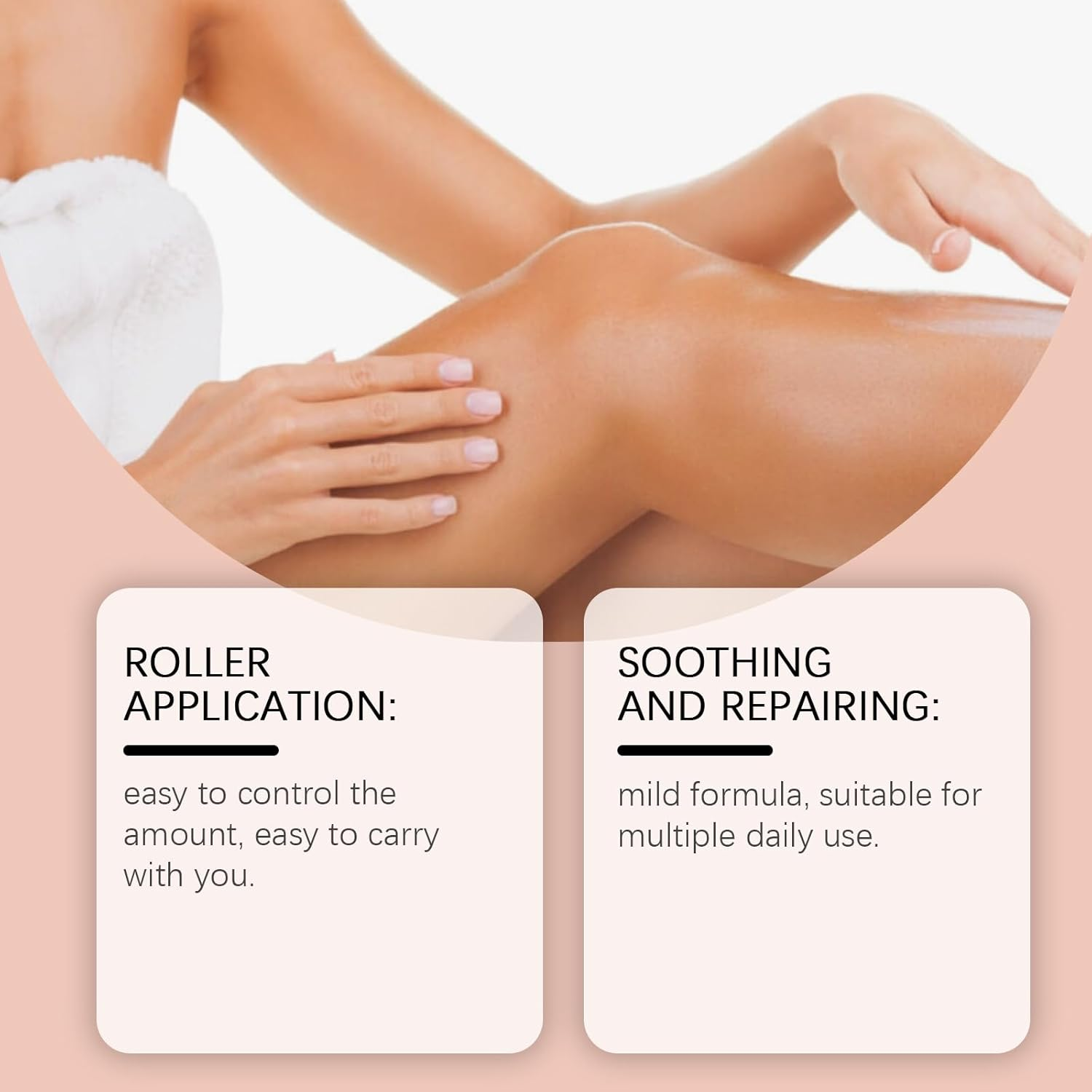 Organic Castor Oil with Rose Quartz Roller, Natural Ingredients, Gently Nourishes Skin, Suitable for All Skin Types (2)