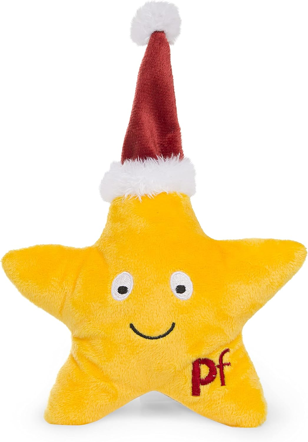 Petface Midnight Tweed Freddi, Christmas Plush Dog Toy with Built-In Squeaker (Pack of 1) image number 1