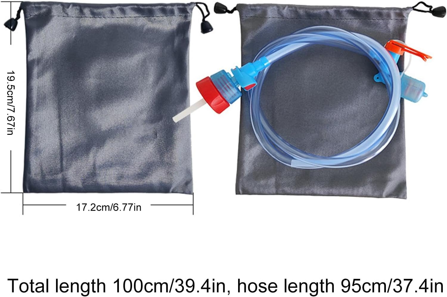 Leakproof Water Bladder - Hydration Tube for Hydration Pack | Hydration Tube, Portable Water Bottle Accessories for Hiking, Fishing, Climbing, Rafting, Camping, Outdoor Activities and Travel