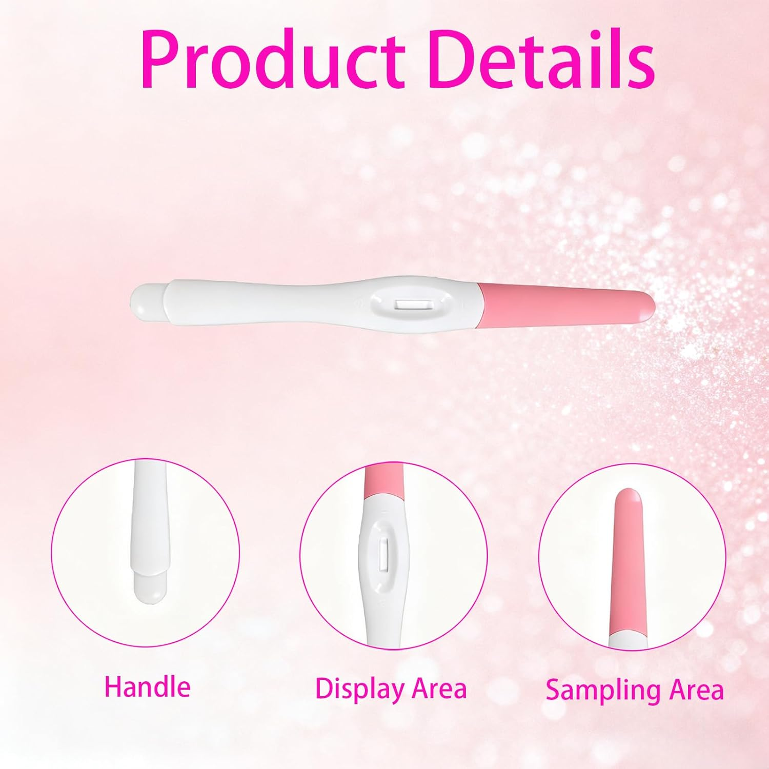 10Pcs Pregnancy Test Stick, Quick Hcg Test Easy at Home Test, First Response Pregnancy Test, Easy to Use, Accurate Sensitive image number 1