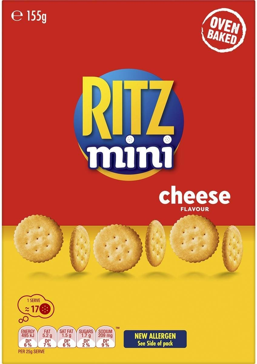 Ritz Mini Cheese Crackers Biscuits 155 G image number 3