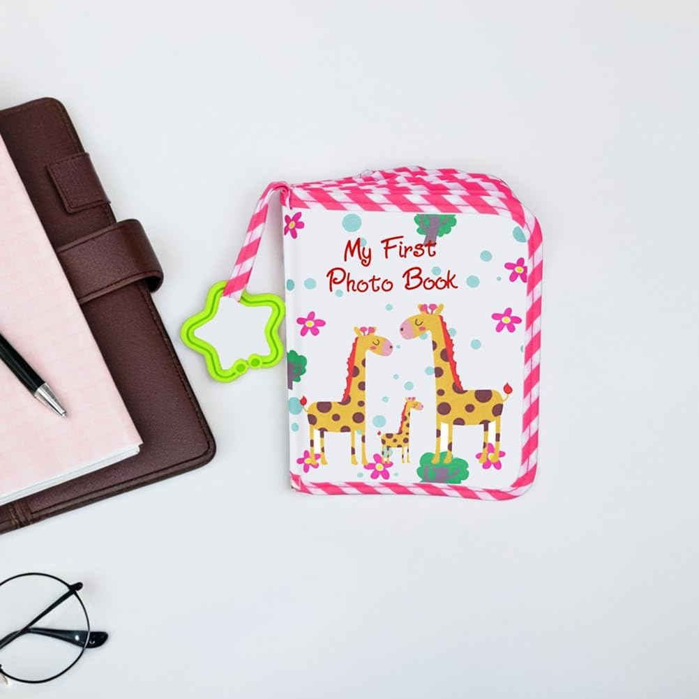 2Pcs Baby Photo Album: Soft Cloth Family Book Holds 17 4X6 Photos for Kids - Baby First Year Memory Album for Newborns Toddlers image number 4