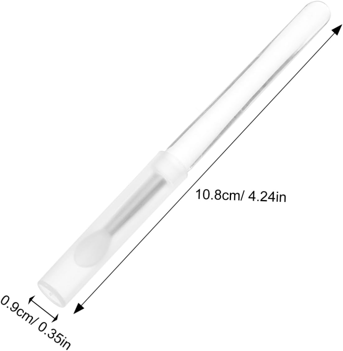 DEARMAMY 20Pcs Silicone Nail Applicator Brush Nail Polish Brush for Art Pigment Applicator for Reusable Art Tools image number 6