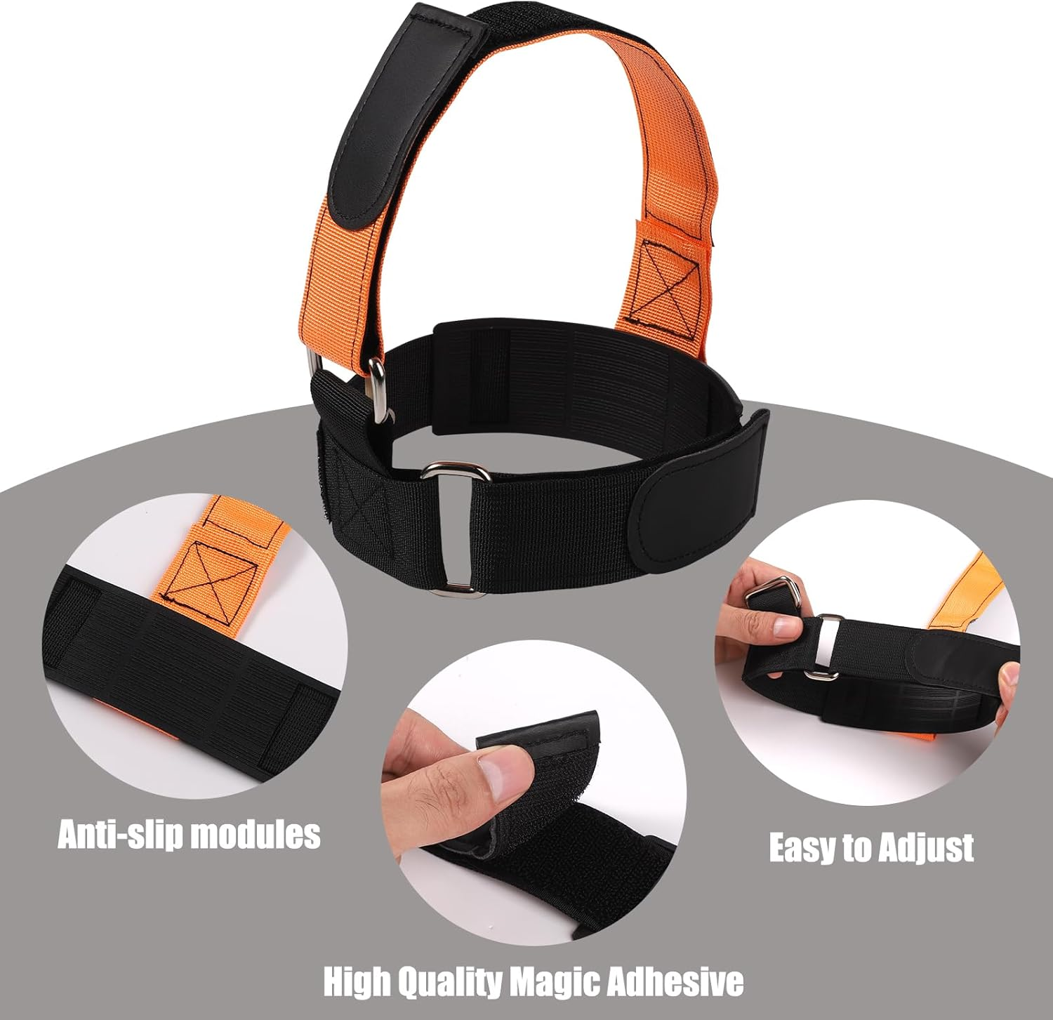 PEUTIER RV Hose Fastening Device, Magic Adhesive Styles RV Sewer Hose Support Adjustable Camper Sewer Accessory Hose Tightening Fittings for Camping Avoid Waste Pipe Dislodge image number 1