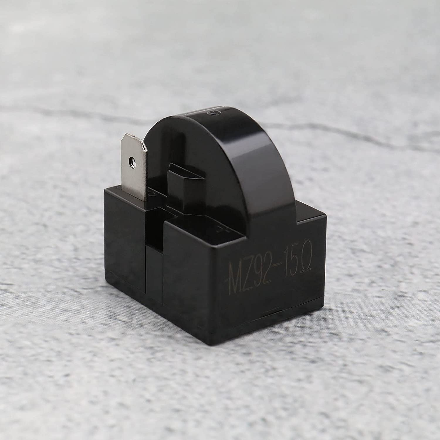 SING F LTD 2X 15 Ohm Refrigerator Start Relay 2 Pin PTC Freezer Compressor Resistor for Mini Fridges Compact Fridges Freezers Wine Fridges with 1/6HP 125W Thermal Overload Protector image number 4