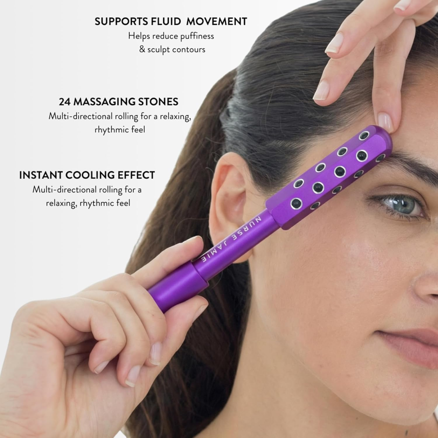 Nurse Jamie Uplift Massaging Beauty Roller, Purple image number 1