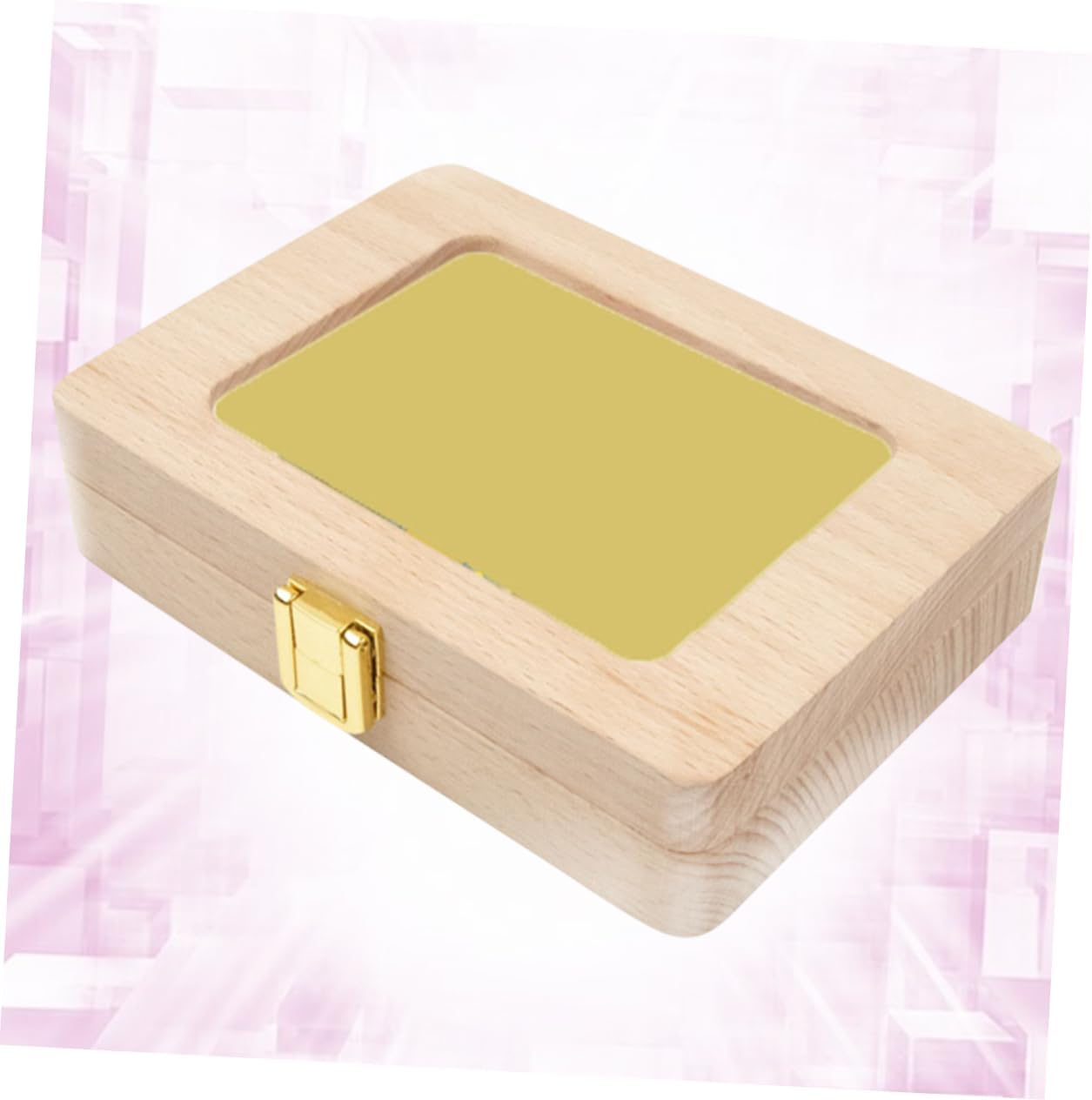 Wooden Teeth Souvenir Box Creative Keepsake Container for Storing Teeth and Lanugo Durable Wooden Design for Cherished Memories image number 5