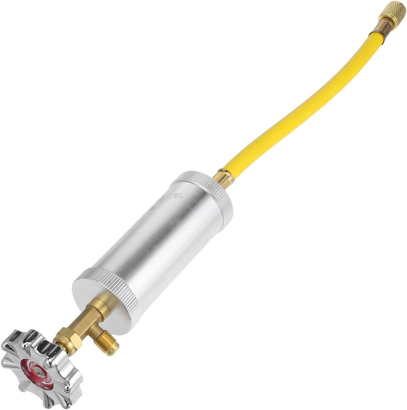 Gatuida Ac Oil Injector Tool for Automotive Refrigerant Oil Charging with Snap Quick Coupler, Precision Dye Injection Pump for Car Air Conditioning System Leak Detection And image number 1