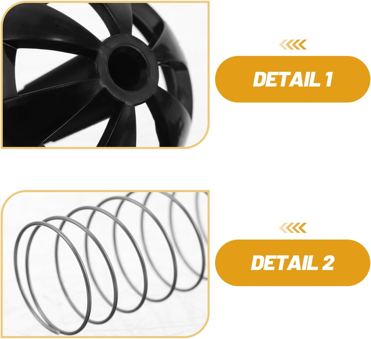 COHEALI Espresso Machine Brew Basket Bottom Spring Replacement Kit Compatible Portafilter Basket Springs for Coffee Machine Accessories Part Repair image number 2