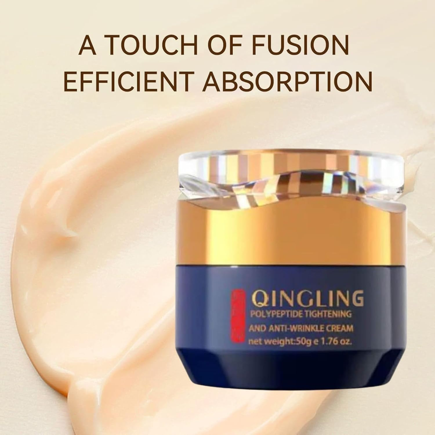Qing Ling Face Cream, Qing Ling Face Cream anti Peptide, Day & Night Moisturizing Facial for Women & Men (1Pcs) image number 4