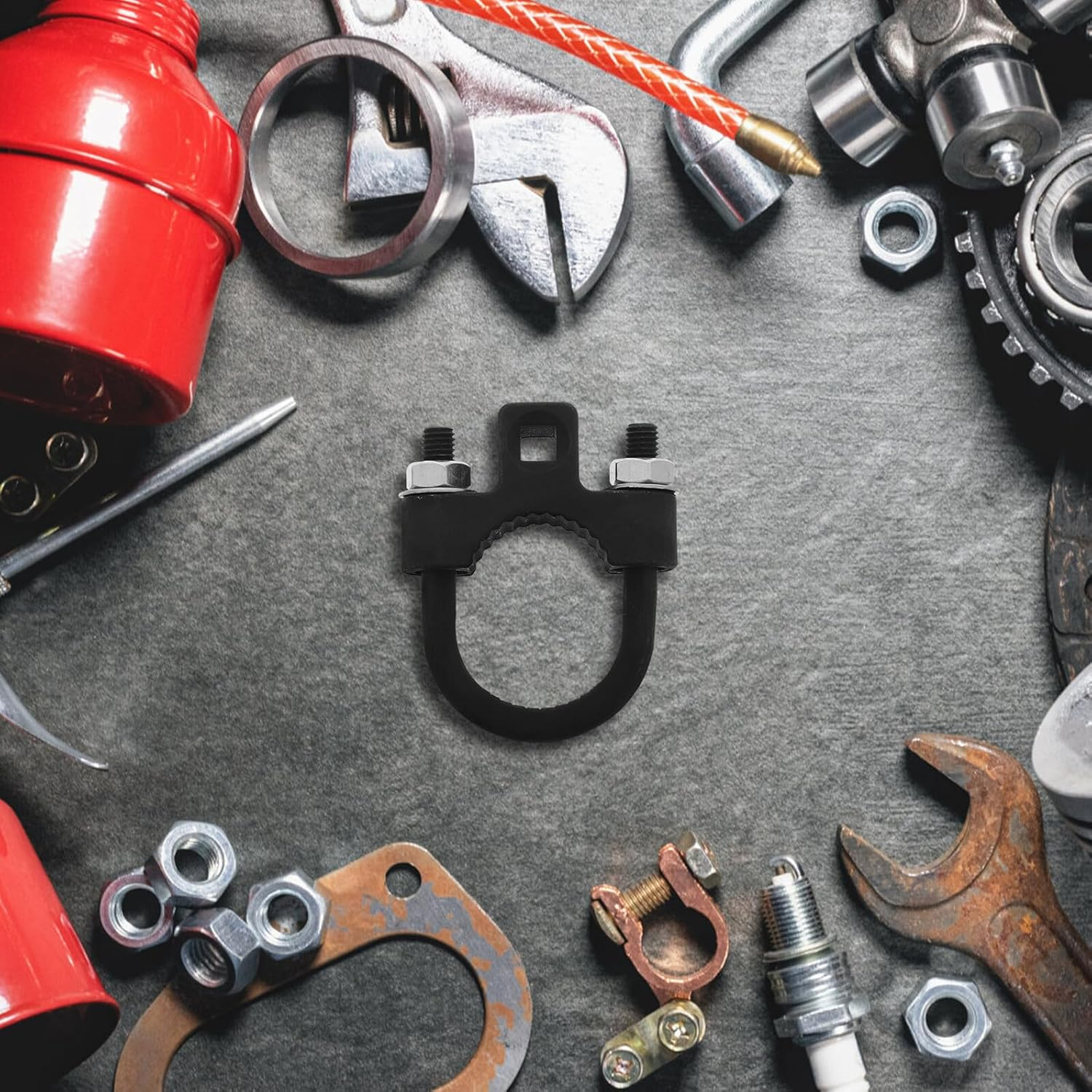 CVUTOVO 2Pcs Multifunctional Automotive Tie Rod Tool Kit &ndash; Inner Tie Rod Removal and Installation Wrench &ndash; Steering Rack Puller for Vehicle Maintenance and Replacement image number 2