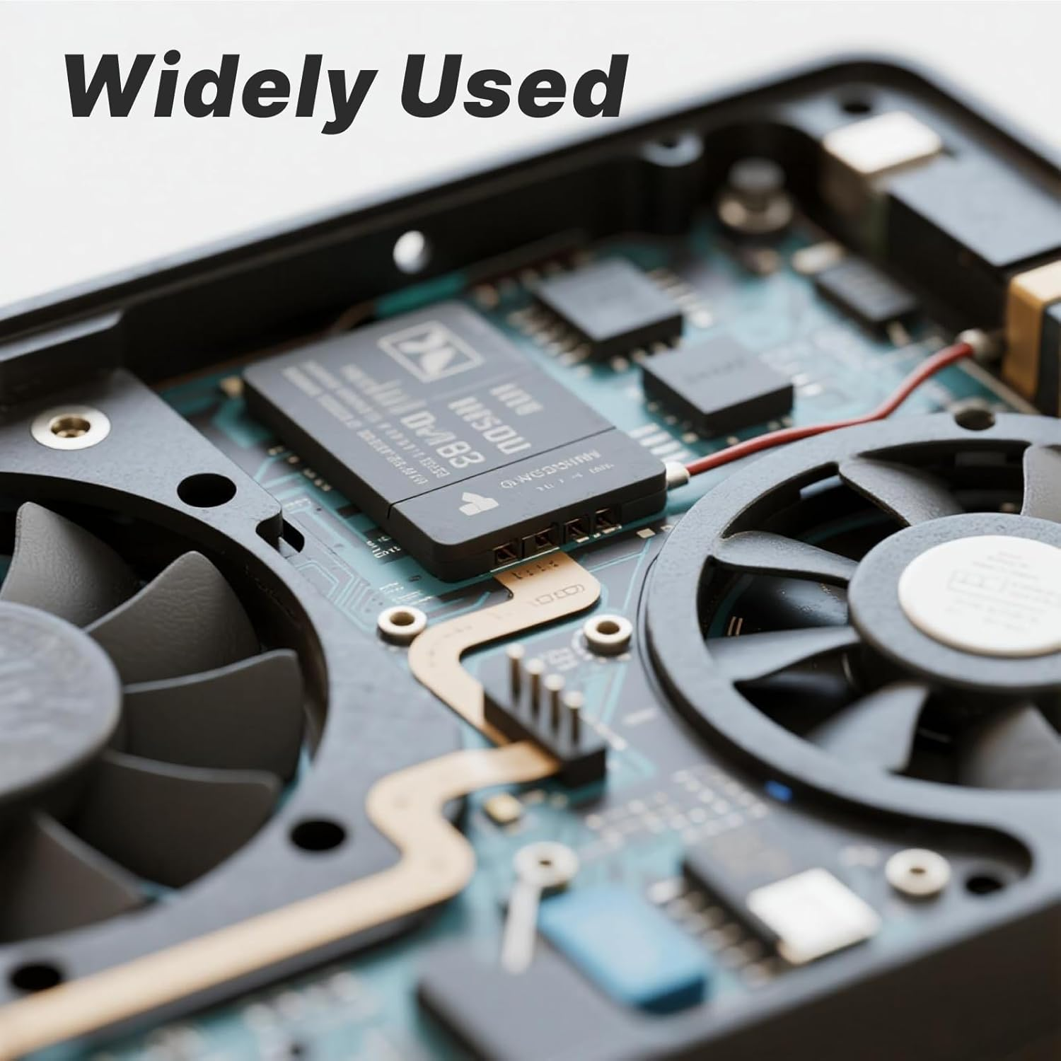 5V 0.25A 80Mm USB Computer Case Cooling Fan, 80X10Mm Brushless DC Cooler Fan, Quiet Operation, Sleeve Bearing, USB Connector for PC, Laptop, and Electronics Cooling (8Cm) image number 1