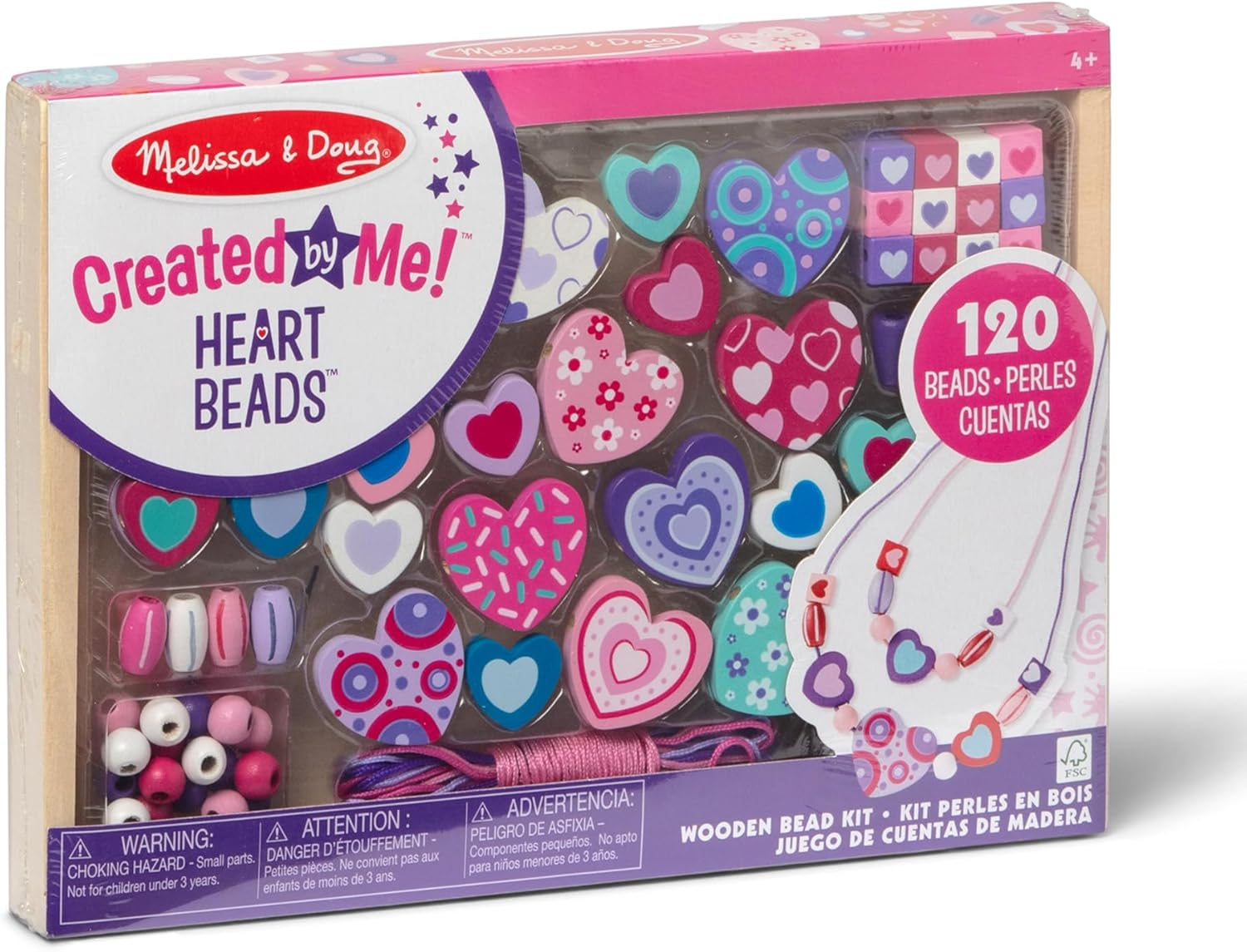 Melissa & Doug - Sweet Hearts Bead Set - Standard