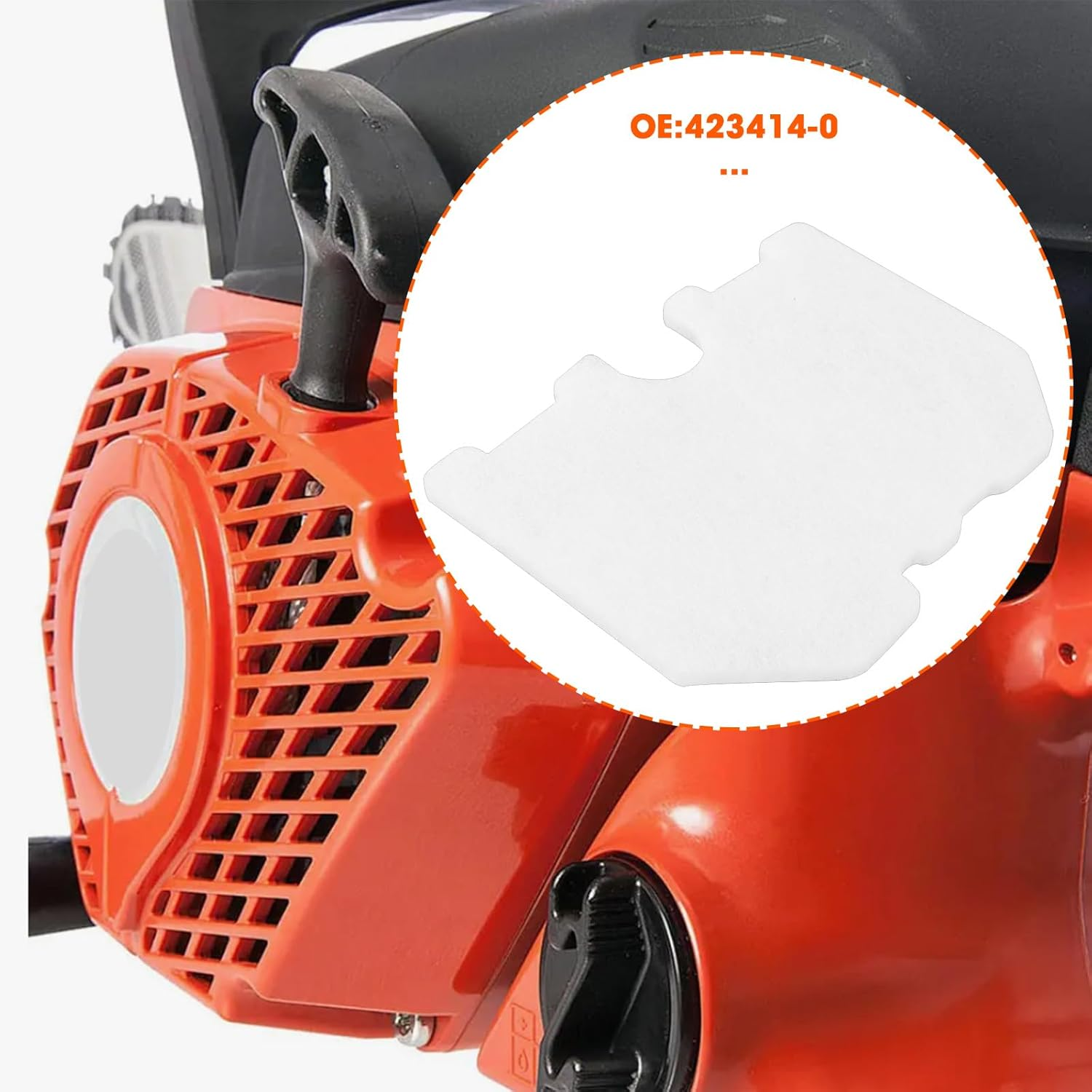 Briny River 2PCS Air Filter 423414-0 165173010 Compatible with Makita Compatible with Dolmar PS 32 PS 35 PS 32 TLC PS 35 TLC image number 1