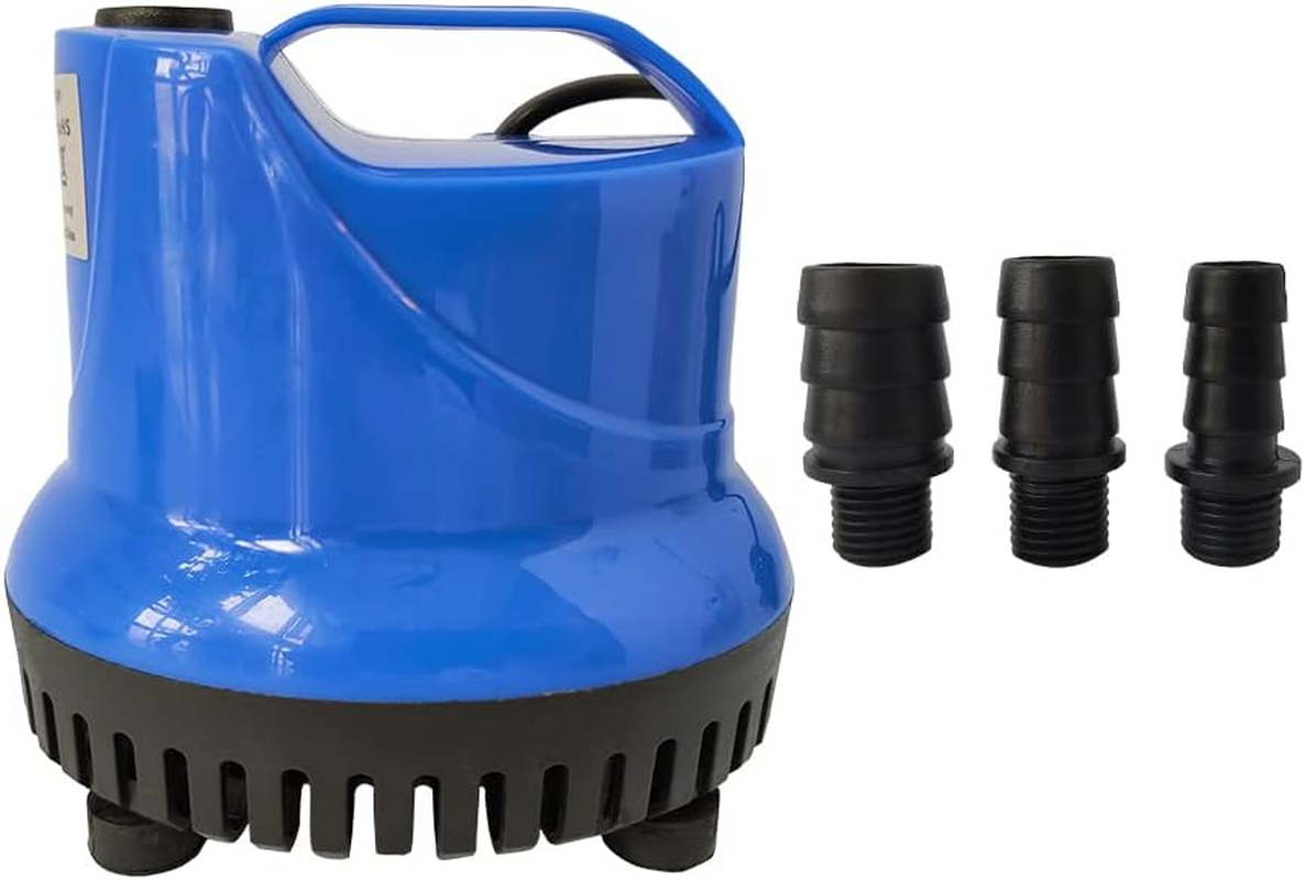 Homvik 25W Submersible Water Pump for Fountain Aquarium Pond Garden and Water Pump Hydroponics System with 3 Nozzles AC220-240V 1.8M Lift Height 1200L/H image number 6
