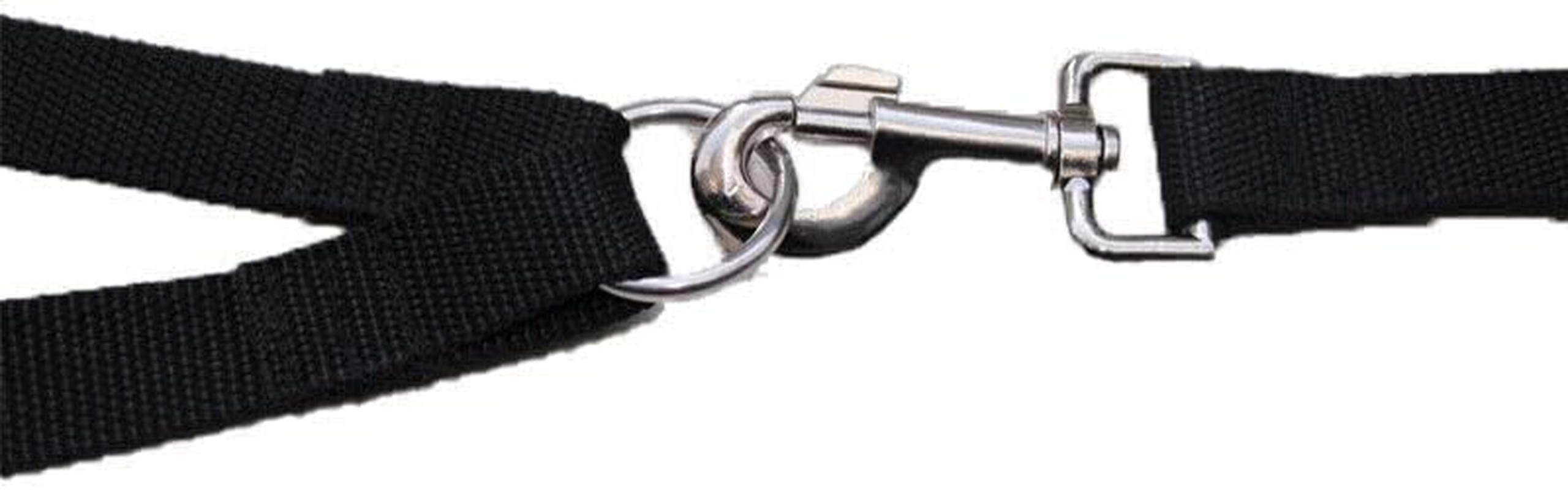 2 Way Double Dual Dog Leash Lead Walk 2 Dogs with One Lead Coupler Nylon Harness - Blue image number 3