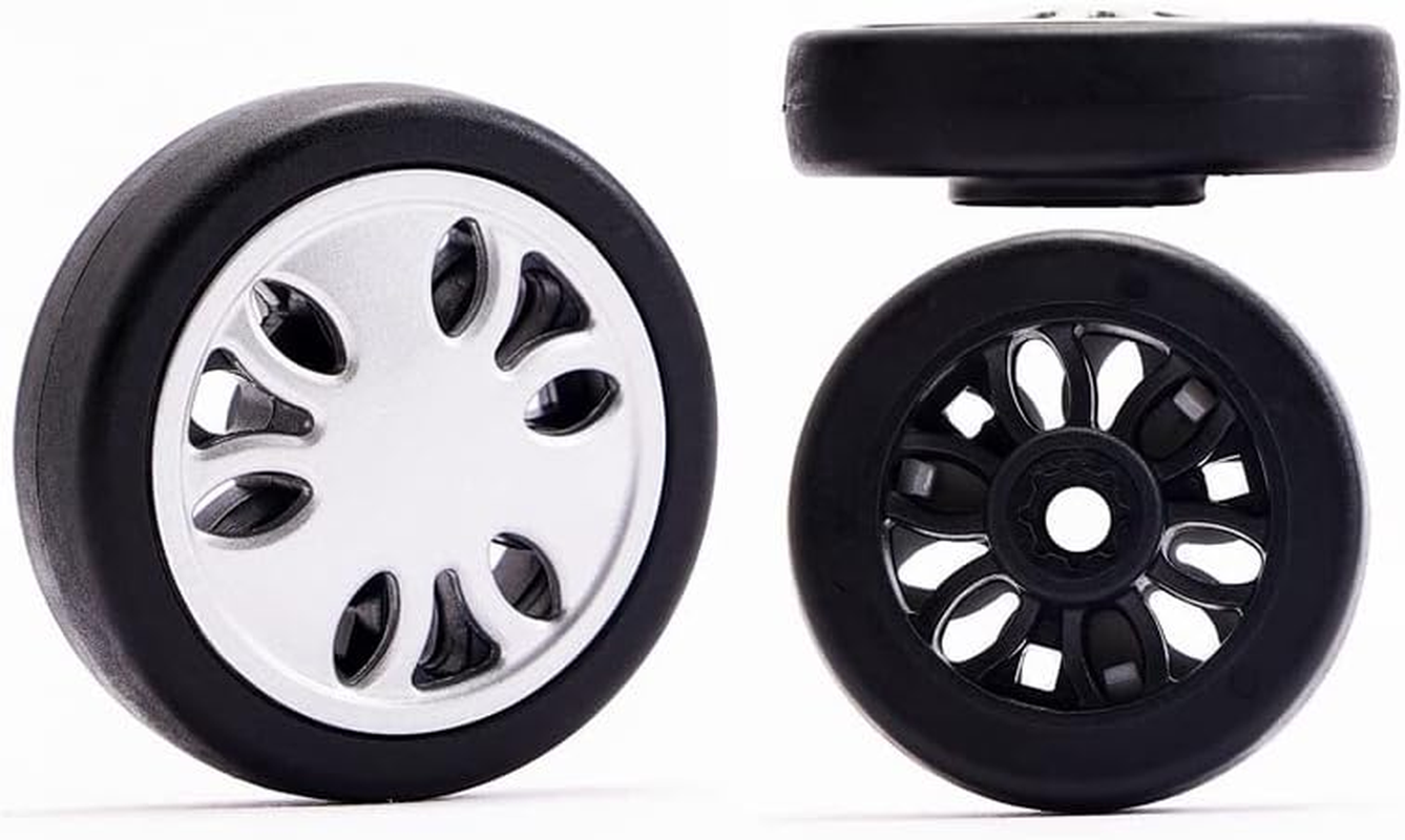 Tuperoymse 8X Luggage Accessories Wheels Aircraft Suitcase Pulley Rollers Mute Wheel Wear-Resistant Parts Repair 55X12Mm image number 5