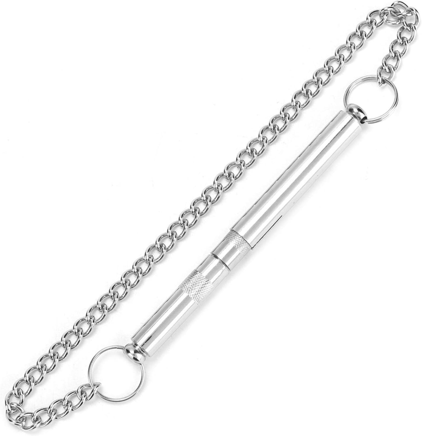 Cooling Portable Metal Pet Training Whistle, Silent Dog Training Whistle, for Barking Control Dog Ultra Sonic Training Tool with Chain image number 1