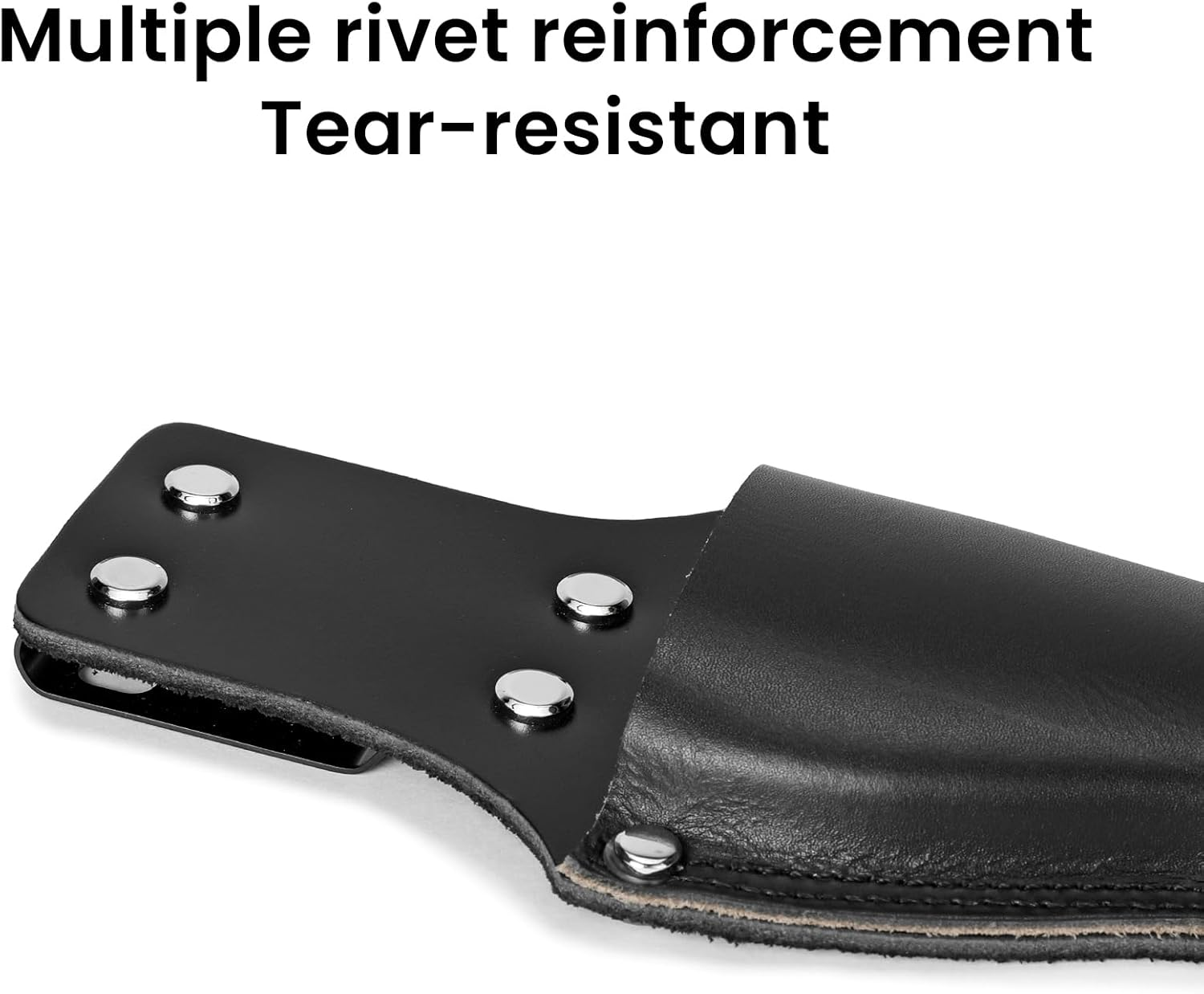 Garden Pruner Sheath,Pruner Tool Holster,Premium Genuine Leather Pruner Holster Protective Case for Garden Pruning Snips and Clippers image number 5