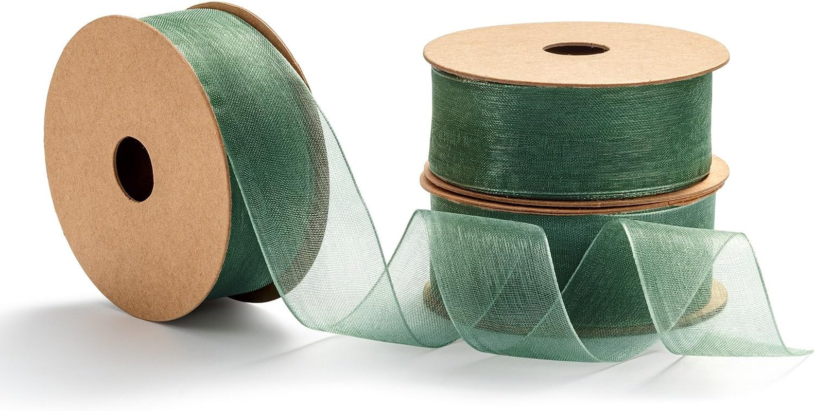 Organza Ribbon - Royal Blue & Navy Blue, 1 Inch X 10 Yd, Silk, Wedding Invitation