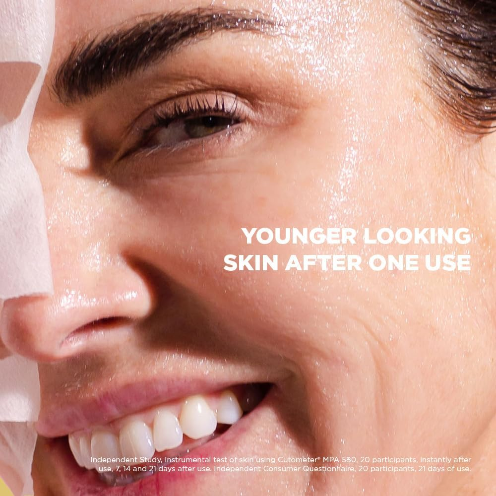 Skin Republic Collagen Infusion Sheet Mask Clinically Proven to Reduce Deep Wrinkles after 2 Weeks. Made in Korea.