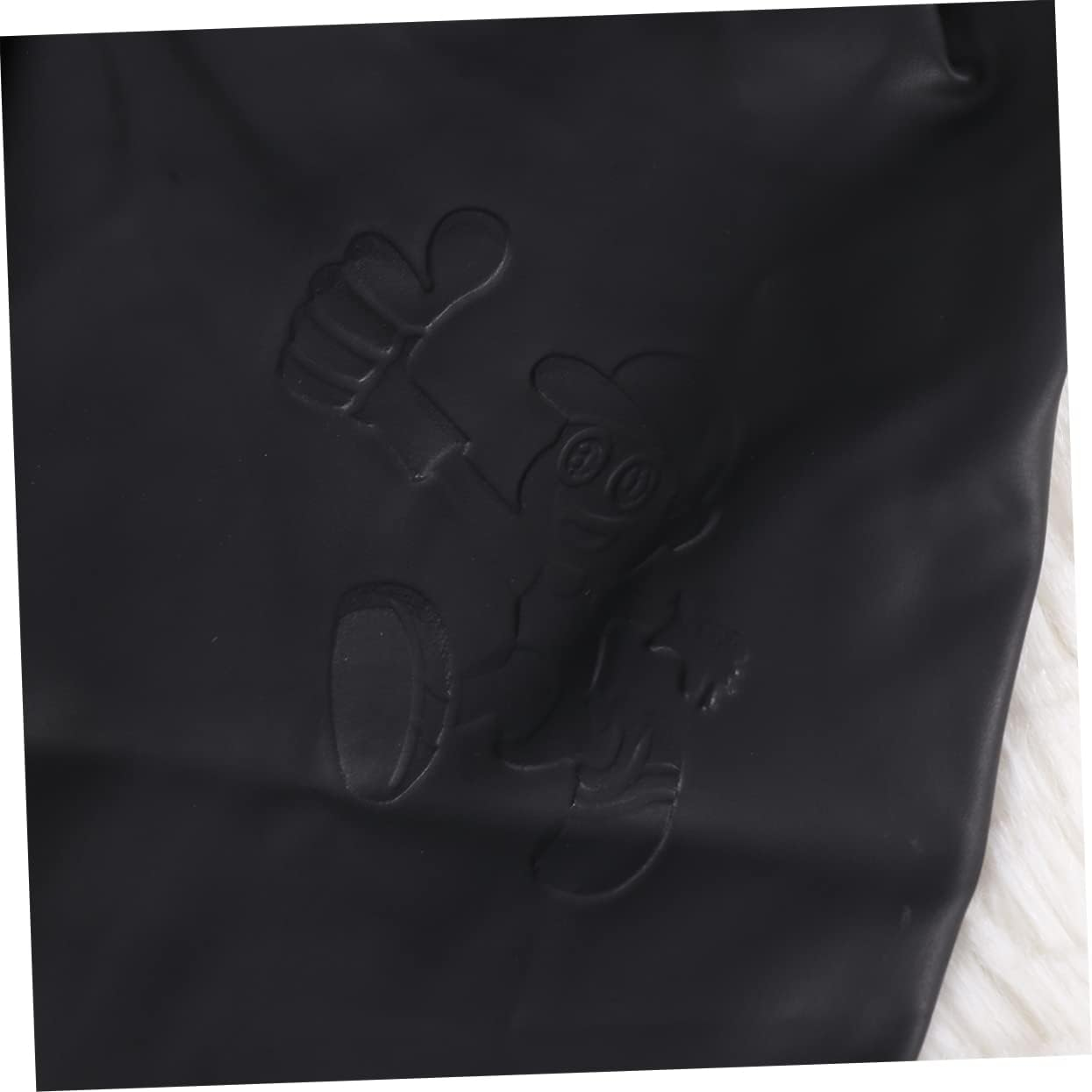 Beavorty 2 Pairs Professional Hair Coloring Accessories Reusable Dye Gloves Salon Gloves Black Rubber Gloves Hand Protectors Hair Dye Gloves Reusable Rubber Gloves Clean Shampoo image number 3