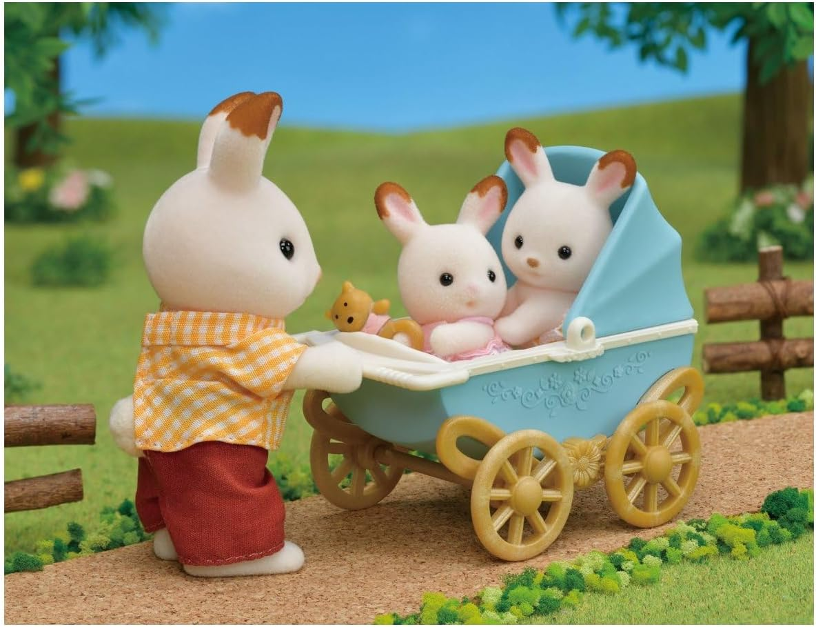 Sylvanian Families - Chocolate Rabbit Twins Set image number 4