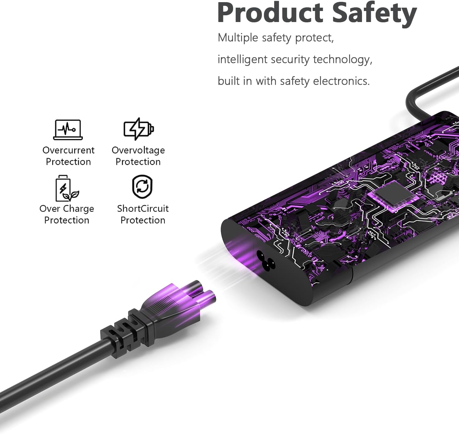 200W AC Adapter Compatible with HP Victus Gaming 15 16 Dock G5 Omen Gaming 15 17 Pavilion 15 17 Zbook G3 G4 G5 G6 G7 G8 15 15T 17 17T Fury Studio Envy TPN-CA03 TPN-DA10 ADP-200HB B Power Supply Cord image number 1