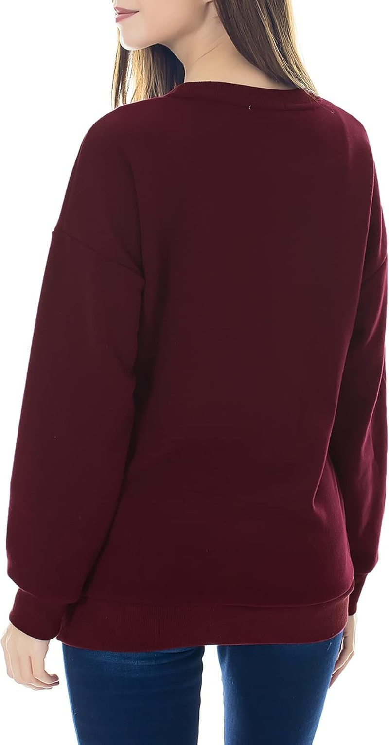 Smallshow Pflege Sweatshirt Langarm T-Shirt Bluse Stillen Pullover Tops Stillshirt image number 2