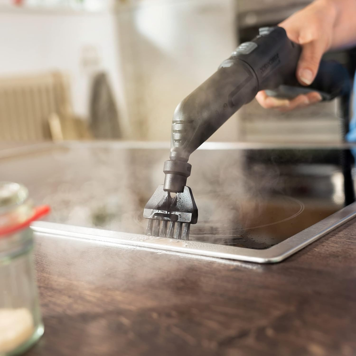 K&auml;rcher Original Grout Brush Set with 4 Brushes for All Karcher SC Easyfix and Deluxe Steam Cleaners, Black image number 3