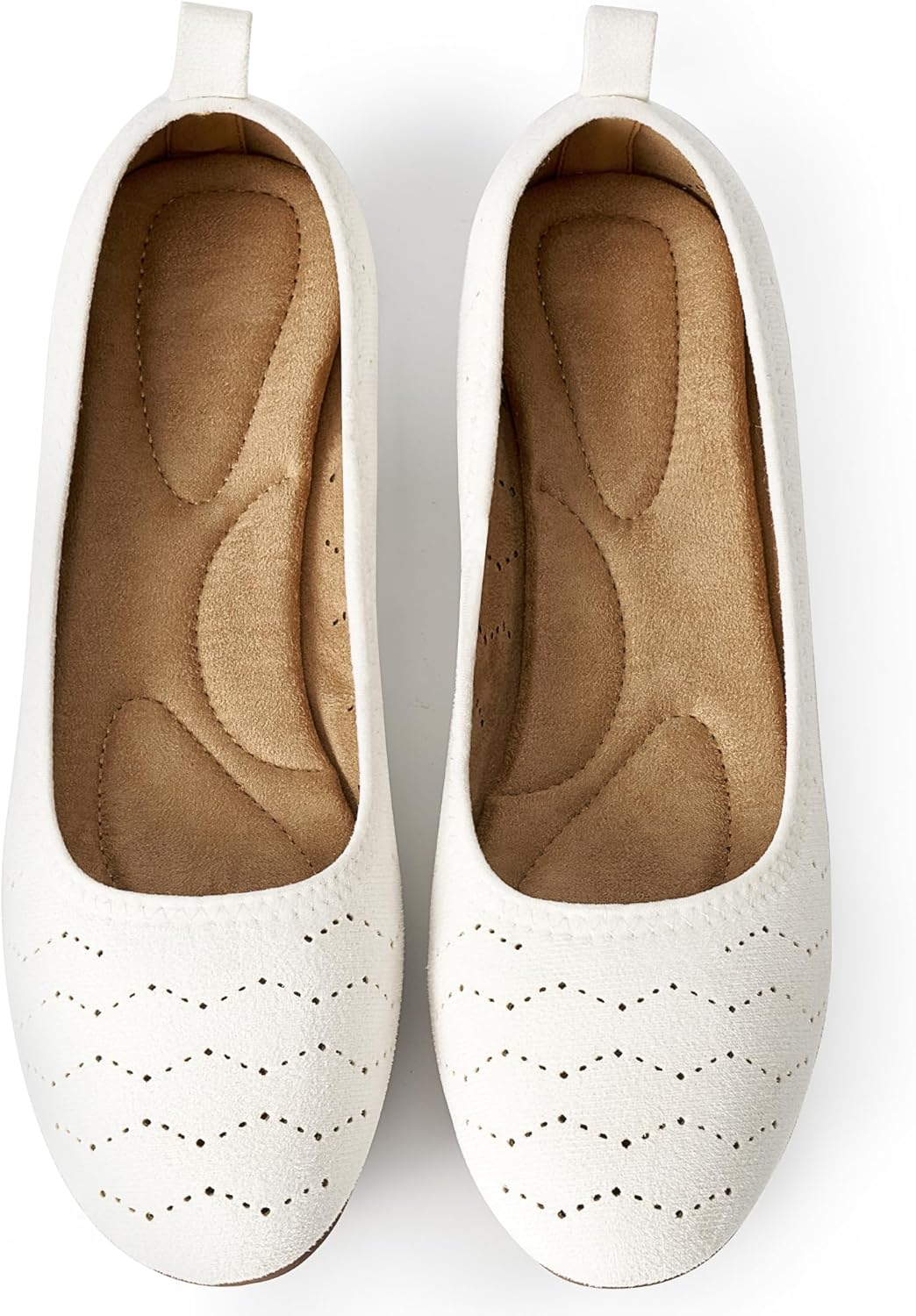 Alicegana Ballet Flats for Women Dressy: round Toe Slip on Suede Comfortable Women Shoes Casual Work Walking Loafers 2025