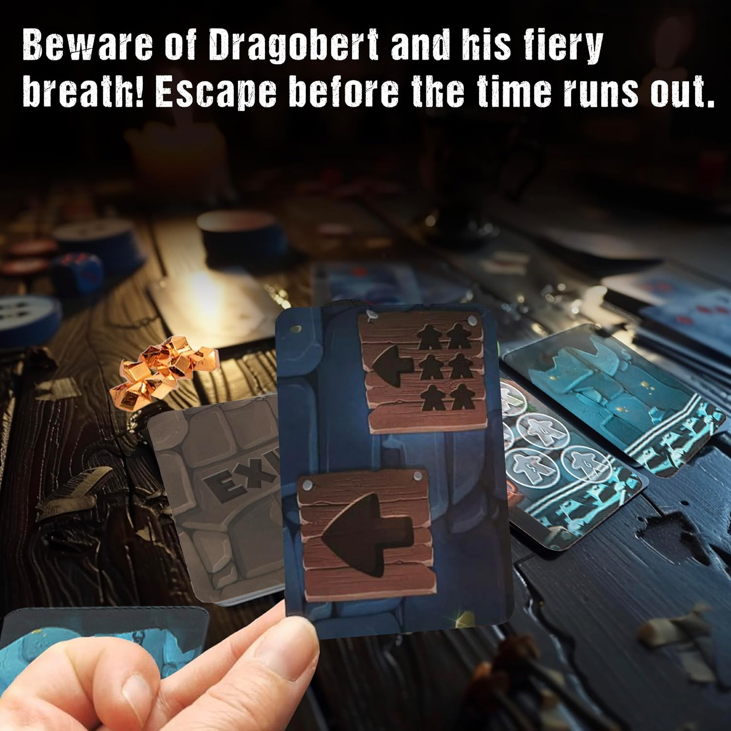 Thames & Kosmos My Gold Mine: Open & Play, Luck-Based Card Game, Family Games for Game Night, Board Games for Adults and Kids, for 2 to 6 Players, Age 7+ image number 2