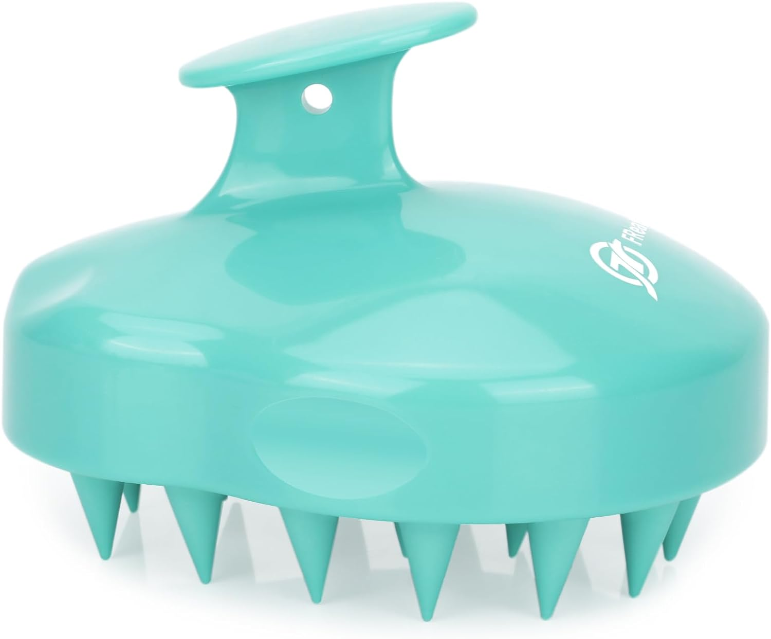 Hair Scalp Massager Shampoo Brush, Freatech [Wet & Dry] Manual Head Scalp Massage Brush, Soft Silicone Bristles Care for the Scalp, Exfoliate and Remove Dandruff, Promote Hair Growth - Black