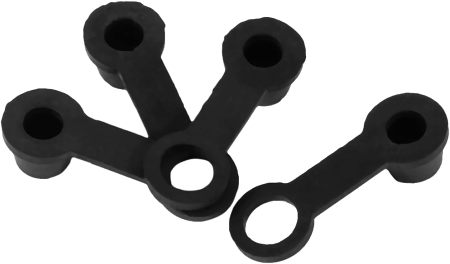 Motorbike Sturdy Brake Bleed Nipple Cap Dust Cover, Pack of 4, Fits 8Mm Screws on Cars and Motorcycles image number 1