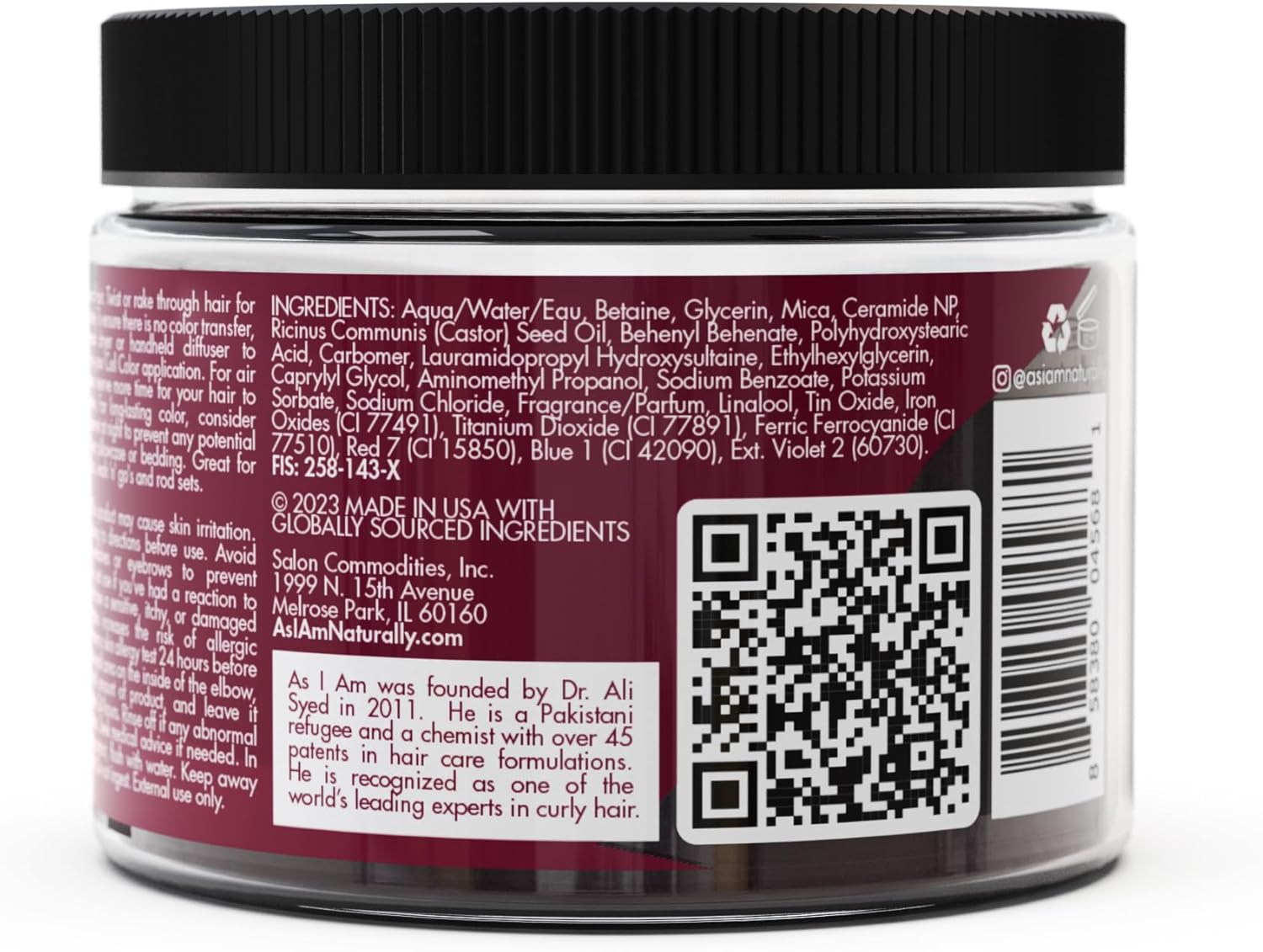 As I Am Colour Burgundy image number 2