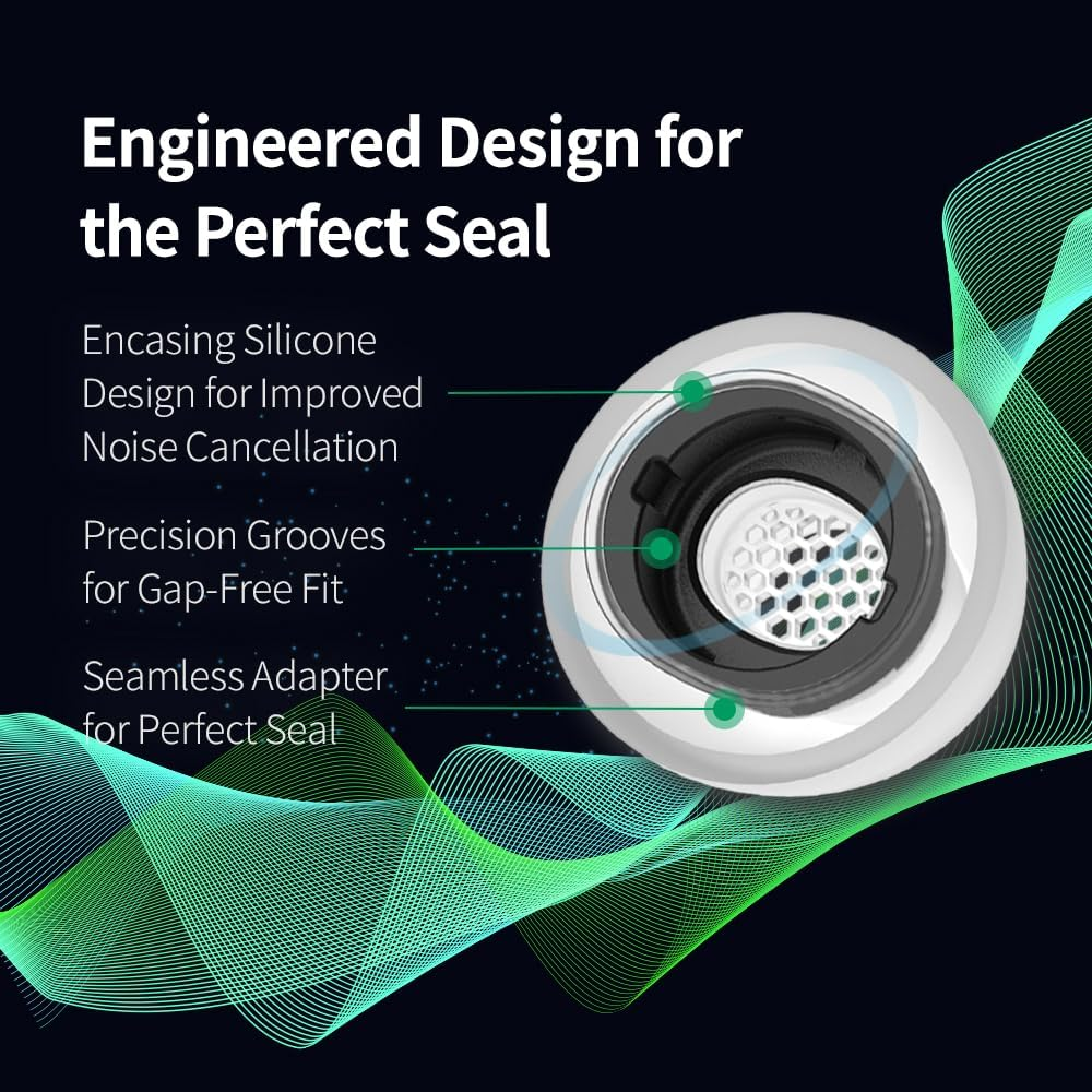 AZLA Sednaearfit Max for Galaxy Buds 3 Pro White - Samsung Earphone Eartips Replacement, Smapp-Certified (3 Pairs) (S/MS/M) image number 6