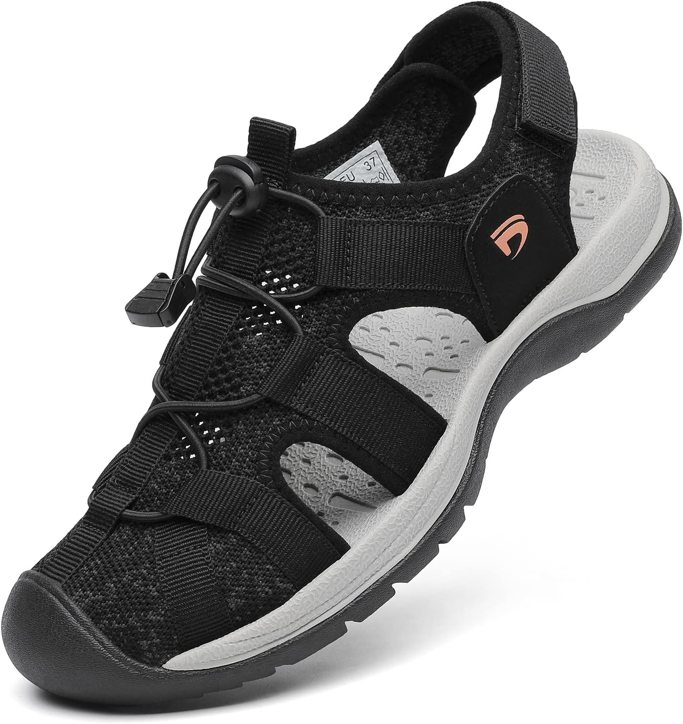 Dannto Women'S Sport Sandals Close Toe Mesh Hiking Outdoor Athletic Casual Walking Sandals Water Shoes