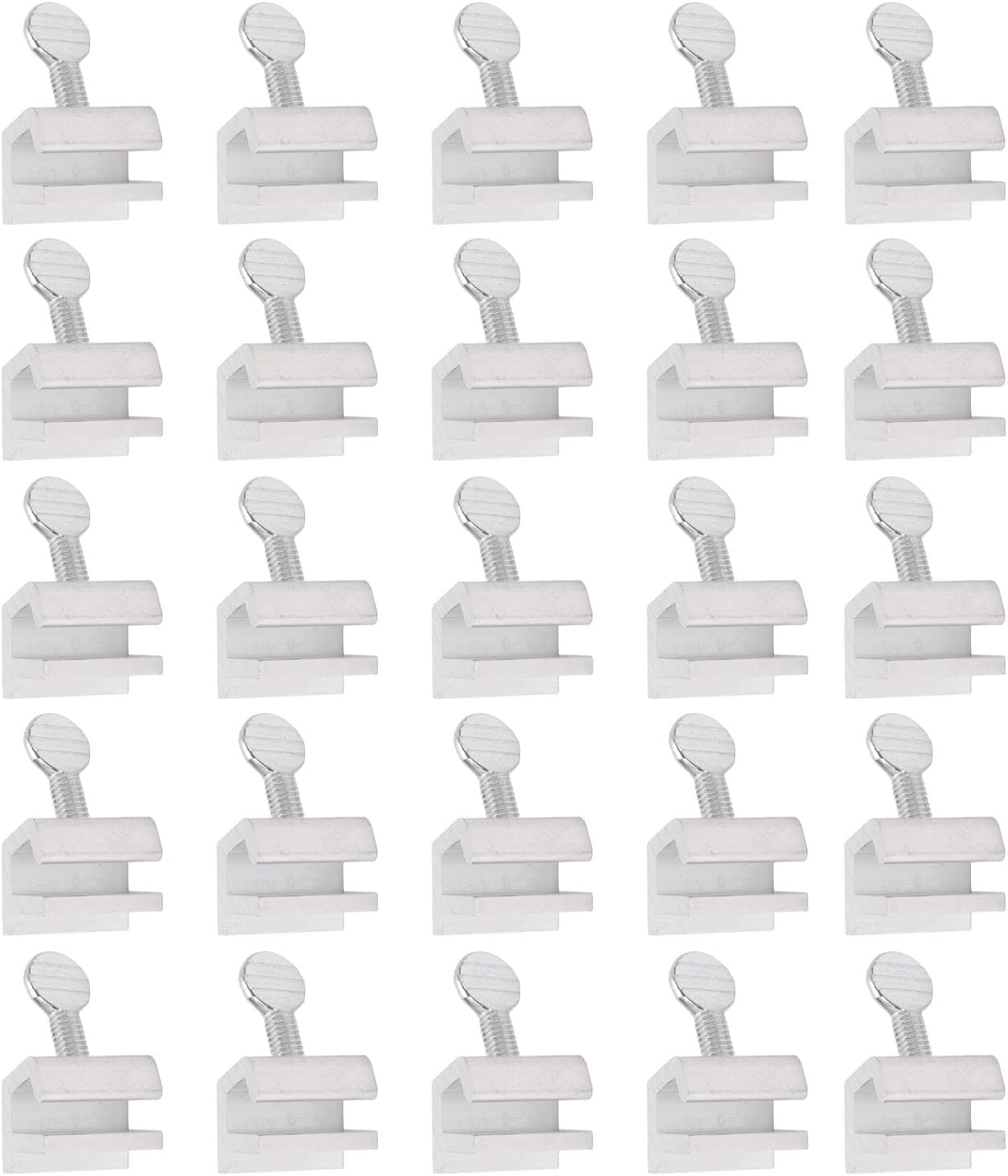 Sliding Window Lock, 25PCS Aluminum Alloy Sliding Window Security Lock Vertical Horizontal Sliding Door Window Lock, Easy to Install Window Lock Stopper image number 5