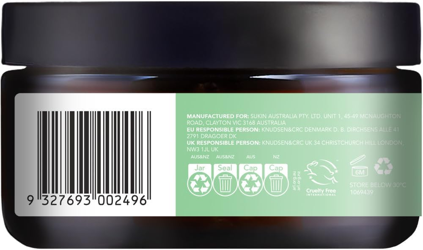 Sukin Moody Body Yoghurt 240Ml Green Tea & Cucumber, Natural Hydrating Lotion with Niacinamide, Australian Made & Owned, Vegan, Cruelty-Free