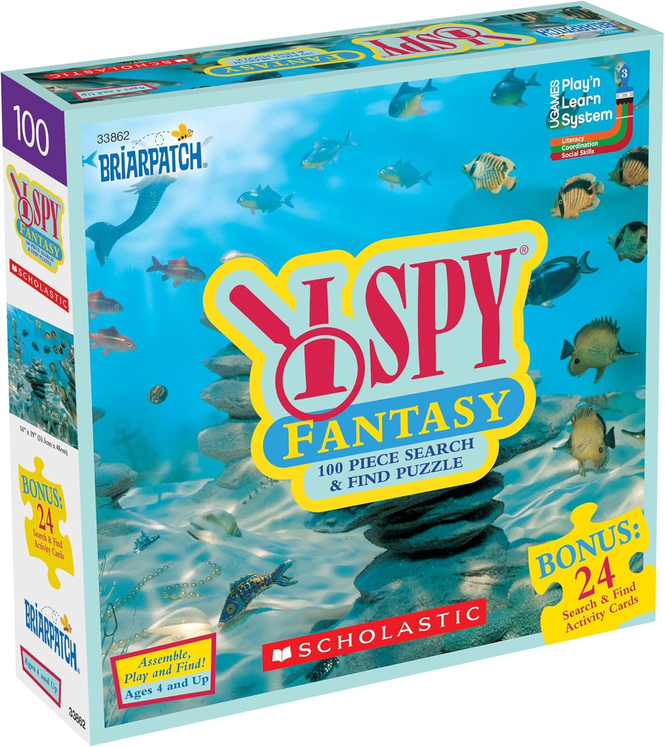 Briarpatch, I Spy Fantasy 100 Piece Jigsaw Puzzle, Ages 5+