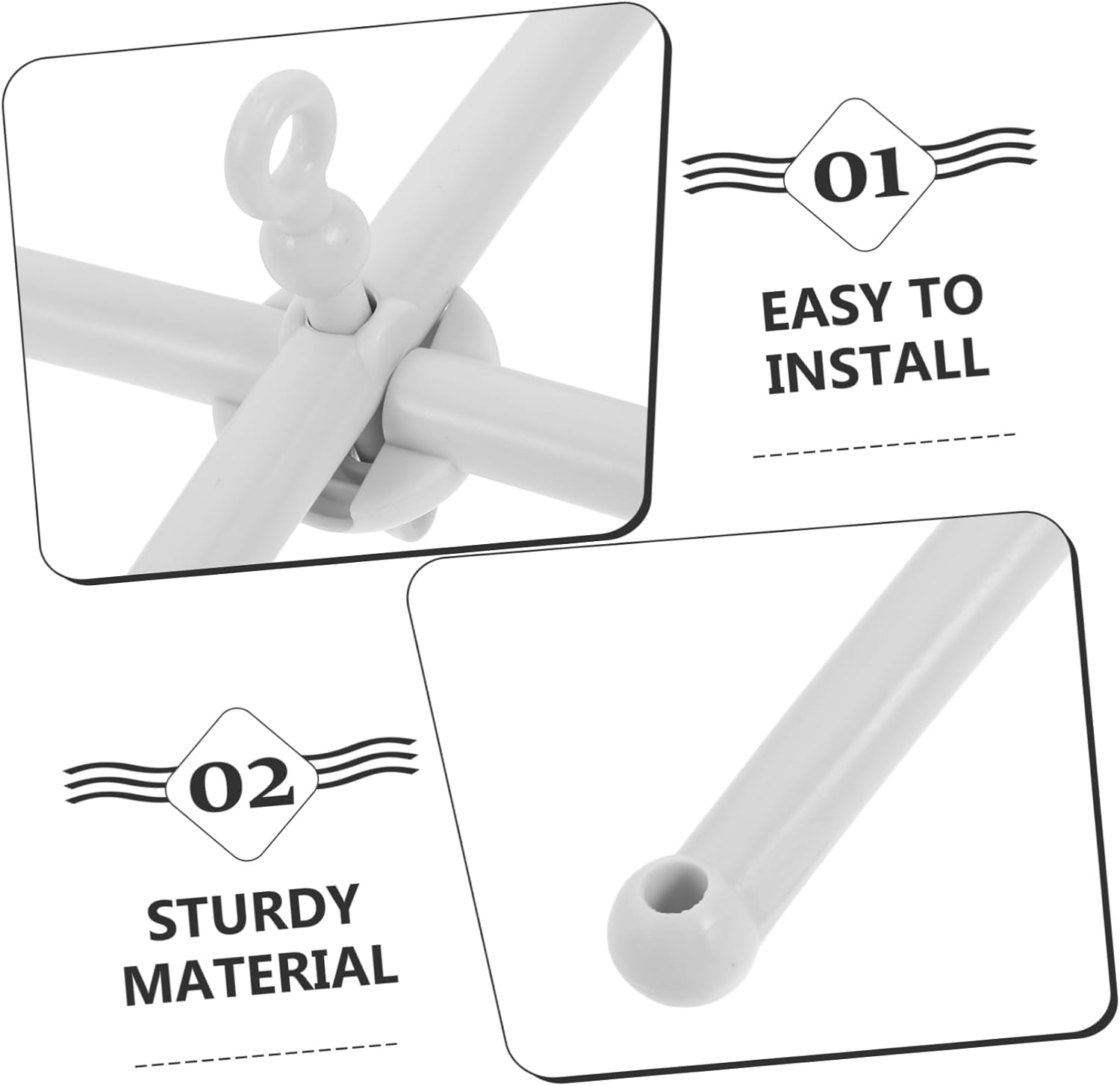 Toddmomy Crib Mobile Stand Bed Bell Holder Crib Bed Toy Bracket Bassinette Toys image number 5