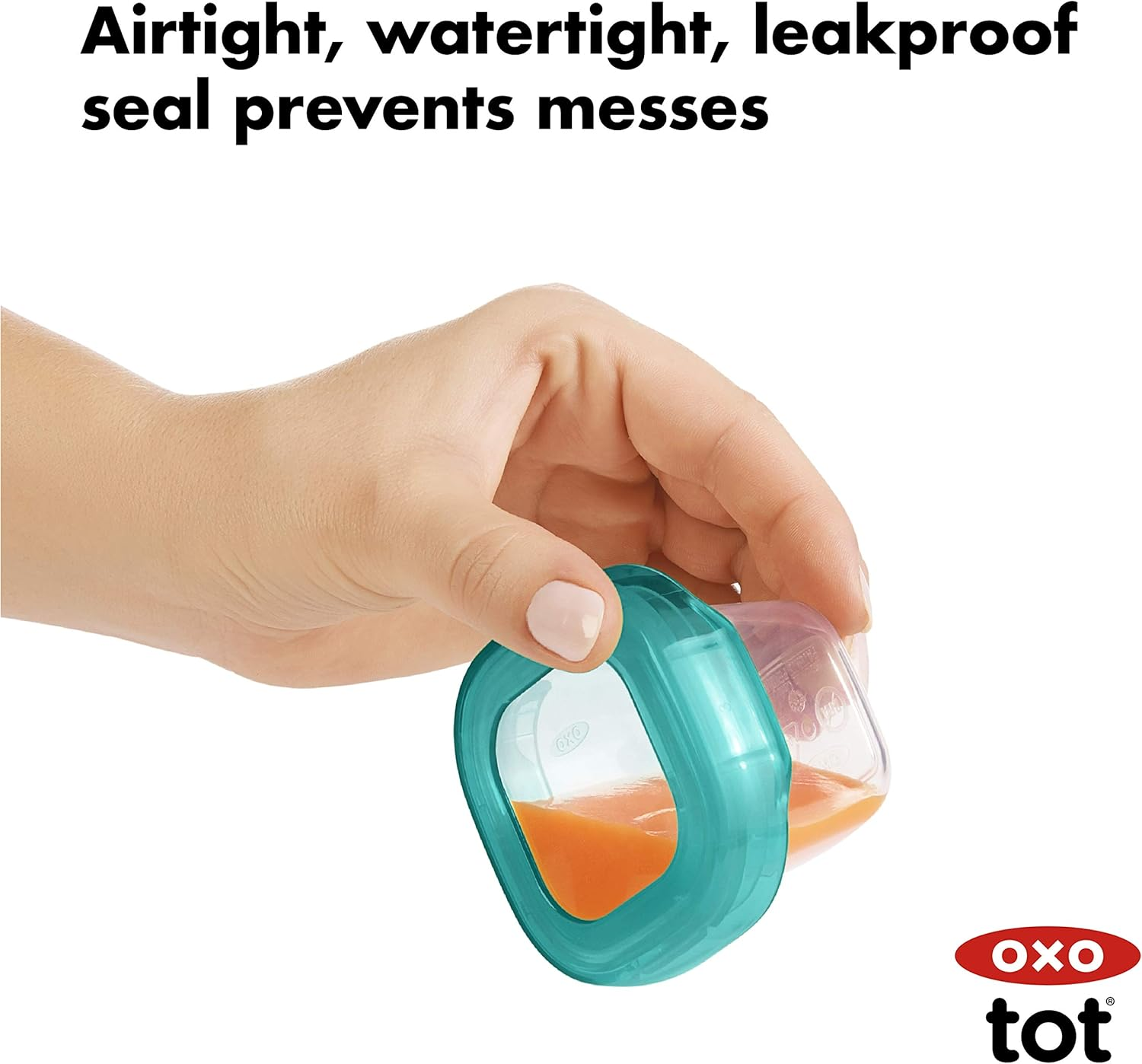 OXO Tot 12-Piece Baby Blocks Set, Teal