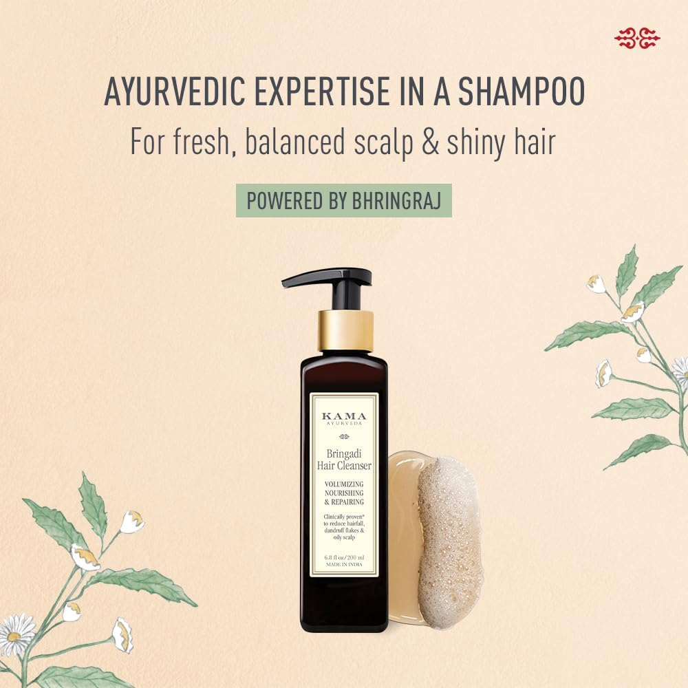 Kama Ayurveda Bringadi Hair Cleanser - 50 Ml image number 5