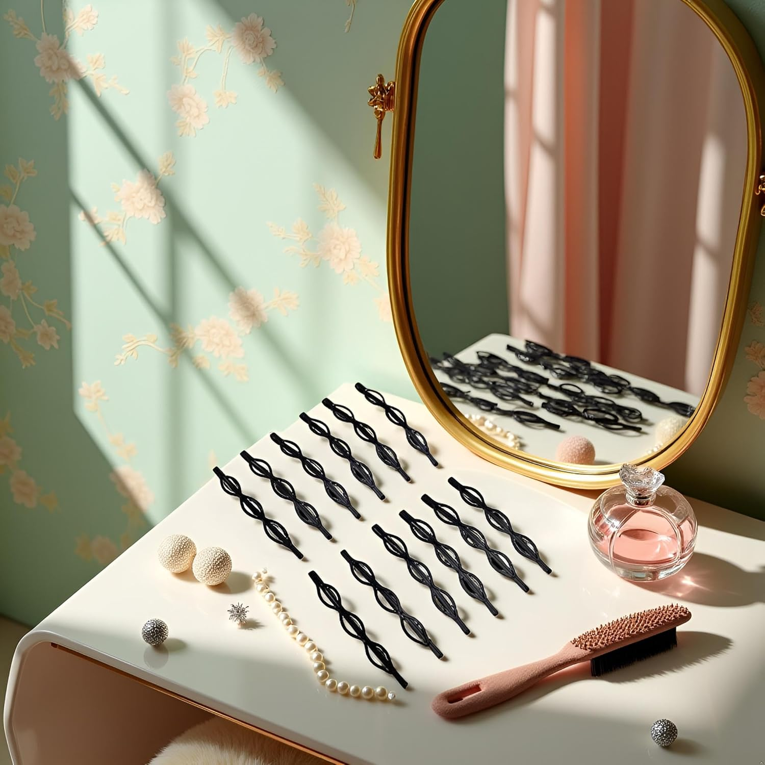 12Pcs Black Vintage Hair Pins, Mini Bobby Pins Fashion BB Clip, Invisible Bangs Clip Small Pins for Women and Girls Decorative Wedding Dainty Hair Pins Hair Accessories Beauty and Personal Care image number 4