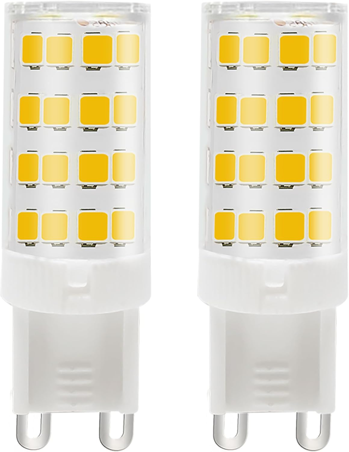 Wossluck G9 LED Bulbs, Warm White, 3 W, 400 LM, Replacement for 40 W Halogen Bulbs, Not Dimmable, AC85V-265V, Pack of 2 image number 3