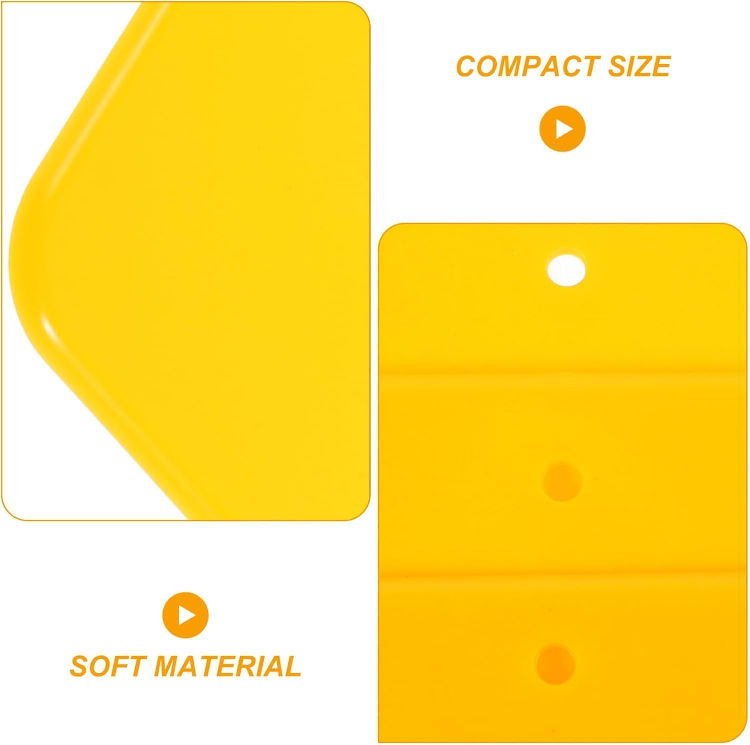 3Pcs Auto Body Filler Spreader Set Reusable Automotive Paint Applicator Tools Car Body Repair Kit with Soft Handle for Filler Putty Application Scratch Resistant Easy Clean Spreaders image number 3